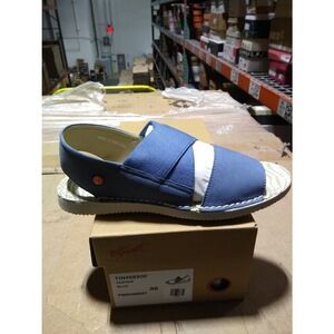 Softinos Women's Fly London Cupido Slingback Crossband Sandals Blue Size: 36